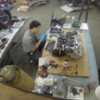 Reparación Yamaha YZF-R1 en timelapse