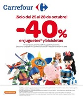 Carrefour lanza su campaña de descuento en juguetes y bicicletas