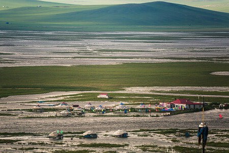 Los pastizales de Hulunbuir en Mongolia
