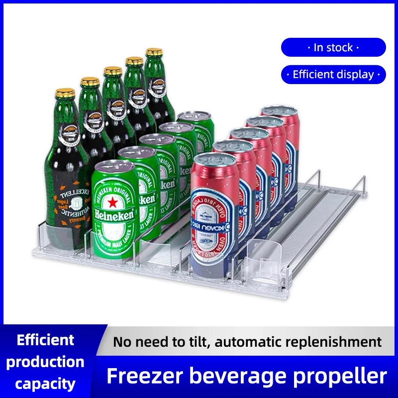 Dispensador automático de latas de refresco para nevera