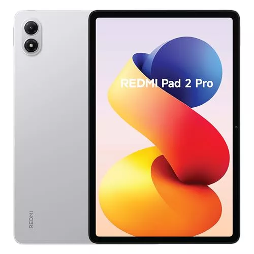 XIAOMI Redmi Pad 2 Pro - Tablet de 12.1" 2.5K (Snapdragon 7s Gen 4, 6GB de RAM, 128GB de ROM, WiFi 6 + Bluetooth 5.3, Batería de 12000 mAh, Cargador no Incluido), Plata (Versión ES)