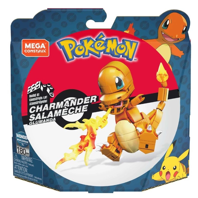Mega Construx Bloques de construcción Pokémon Charmander