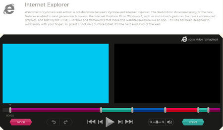 Vyclone, edición de vídeo a un toque desde la web