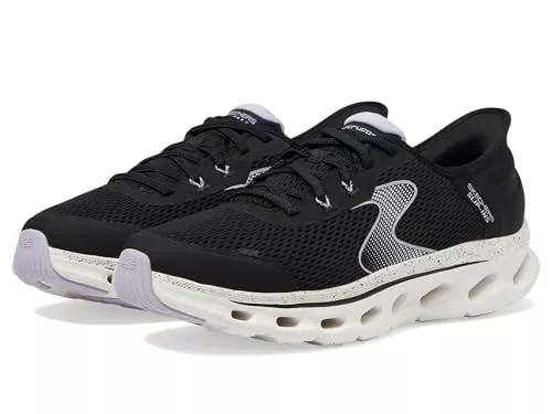 Skechers Go Walk Glide Step 2.0 Dani para Mujer Hands Free Slip-ins, negro (Black/Lavender), 5.5