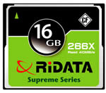 Nueva tarjeta Compact Flash 16 Gb 266x de Ridata