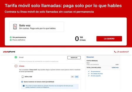 Pepephone Solo Llamadas