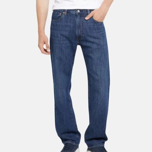 Vaqueros Levi's de hombre 555 Relaxed Straight con toque de lino
