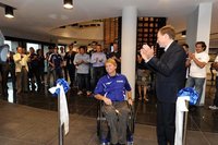 Wayne Rainey visitó las instalaciones de Yamaha en Italia