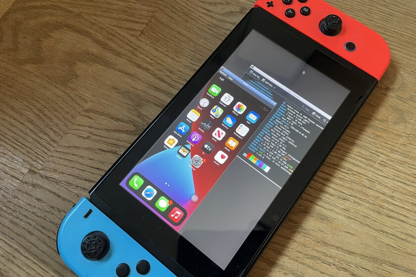 Alguien ha logrado lo imposible: ejecutar iOS en una Nintendo Switch. El resultado es oficialmente "el iPhone más lento del mundo"