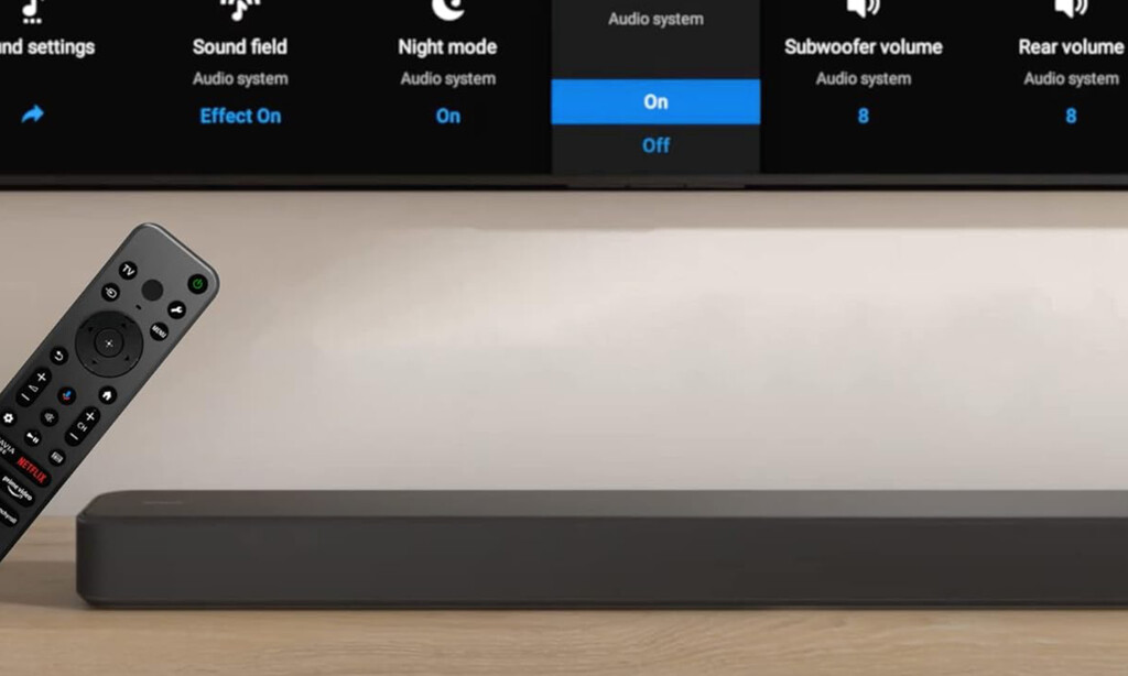 Muy compacta, con 350 W y subwoofer integrado: esta barra de sonido Sony es ideal para montar tu propio cine en casa
 