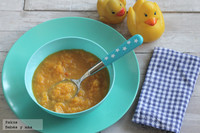 Puré de calabaza y zanahoria. Receta sencilla para bebés