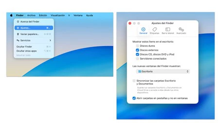 Abrir carpetas como una pestaña en Mac