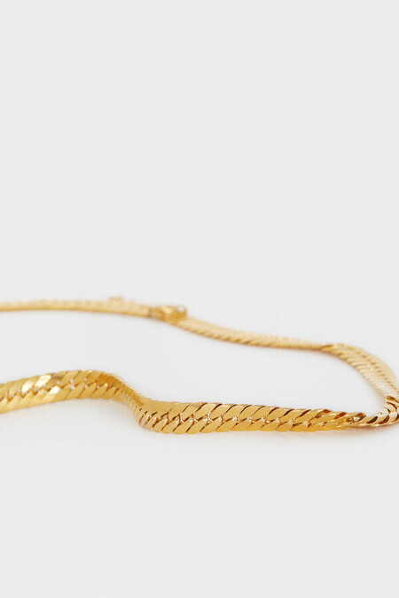 Collar Cadena Acero Dorado Collar Cadena Acero Dorado