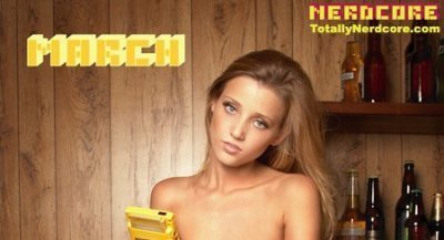 Calendario nudista para gamers