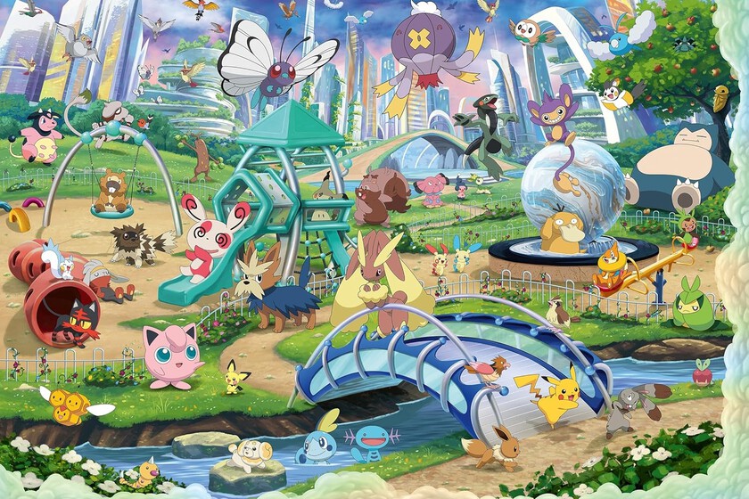 Este puzle oficial de Pokémon de 40.000 piezas es tan absurdamente gigante que vas a tener que salirte de tu casa para montarlo