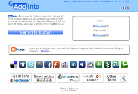 AddInto, otro competidor de AddThis