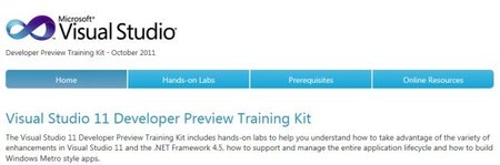 Visual Studio 11 Developer Preview Training Kit