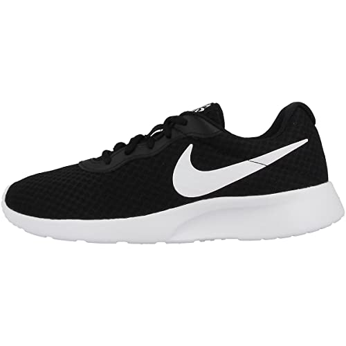 NIKE Tanjun, Zapatillas de Gimnasia Mujer, Black White Barely Volt Black, 42 EU
