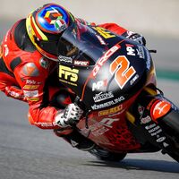 Gabriel Rodrigo vuela para liderar el doblete de Gresini en otra desastrosa clasificación de Pedro Acosta