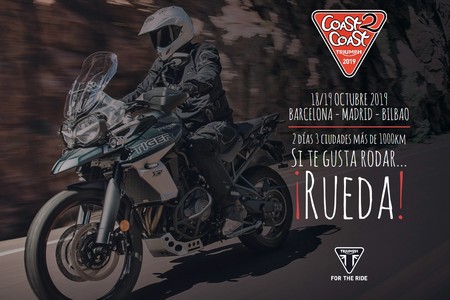 Más de 1.000 kilómetros y dos días de ruta por 150 euros: el Coast 2 Coast 2019 de Triumph está al caer