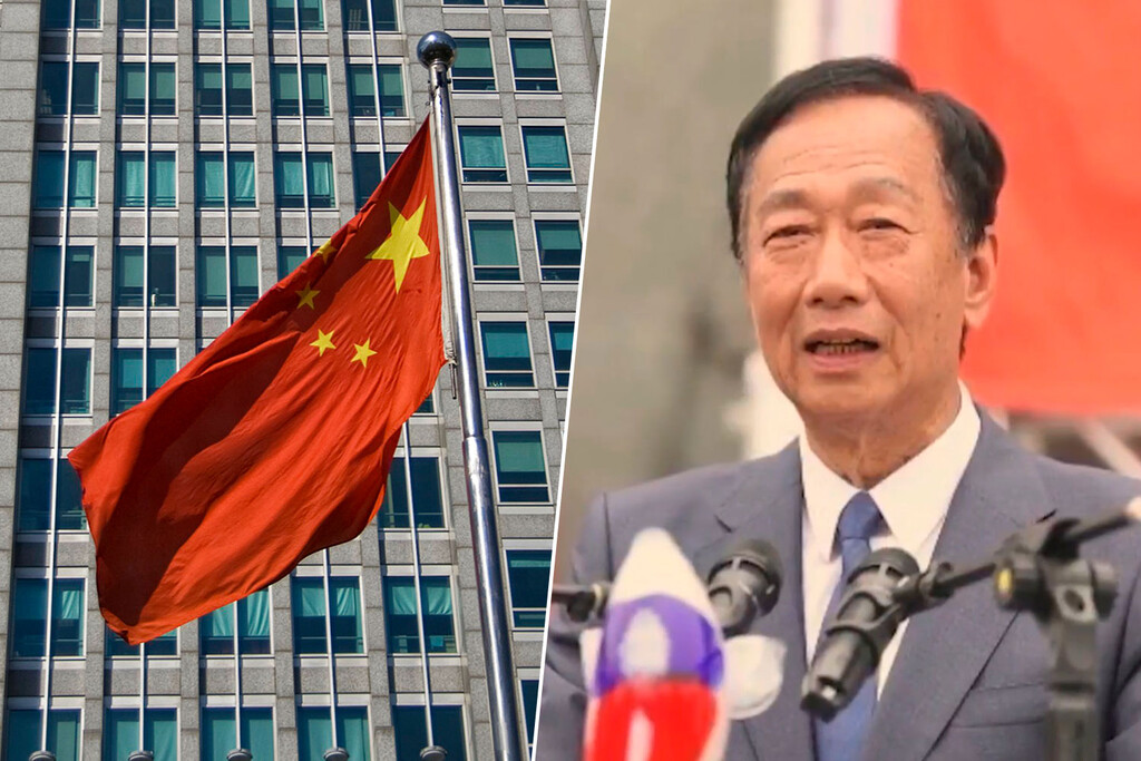 China y Taiwán viven una crisis política sin precedentes. El fundador de Foxconn cree que puede solucionarla