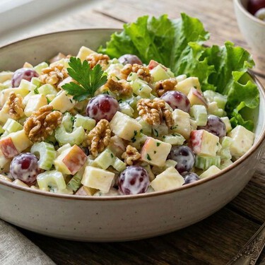 Ensalada ligera estilo Waldorf de “La Teresa”: el acompañamiento perfecto para tus platillos de Navidad