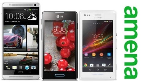 HTC One Max, Sony Xperia M y LG Optimus L7 II llegan a Amena