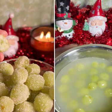 Las uvas de Año Nuevo que se convierten en caramelos: con cava, azúcar y listas en minutos 