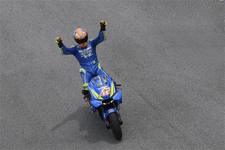 Álex Rins al acabar segundo: "Lo que más me ha motivado es que nadie contaba conmigo para el podio"