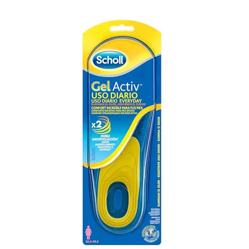 Scholl GelActiv, Plantillas de Mujer en Gel para Uso Diario