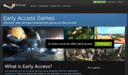 Steam Early Access permite probar juegos en desarrollo antes de su lanzamiento