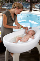 Bañera con hidromasaje para tu bebé