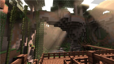 Minecraft se actualiza en Windows 10 y ahora podremos ver las estructuras mejor que nunca gracias a la inclusión del raytracing
