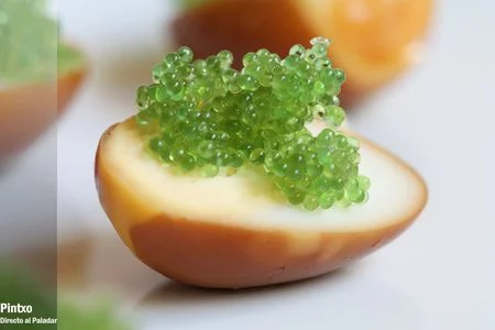 Receta de aperitivos de huevo con soja
