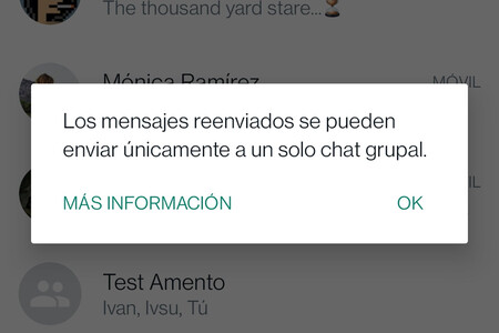 WhatsApp limita aún más el reenvío de mensajes: a un grupo como máximo