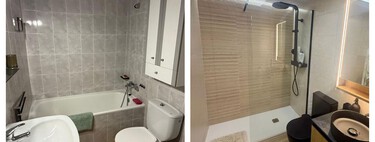 La interiorista Laura Martínez advierte: "Quitar la bañera y poner una ducha es la reforma con más impacto en el baño"