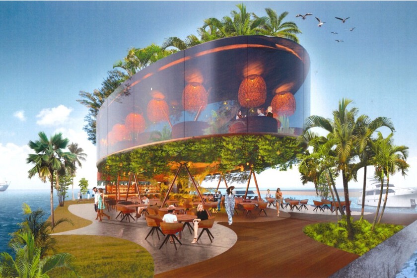 Hace años Alicante apostó por una isla artificial con un lujoso restaurante y barco-taxi. No ha salido como esperaba