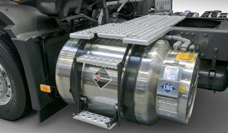 Metano-diésel en Volvo Trucks