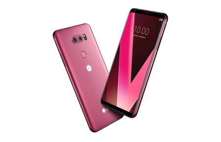 La familia LG V30 crece con un nuevo modelo en color rosa frambuesa