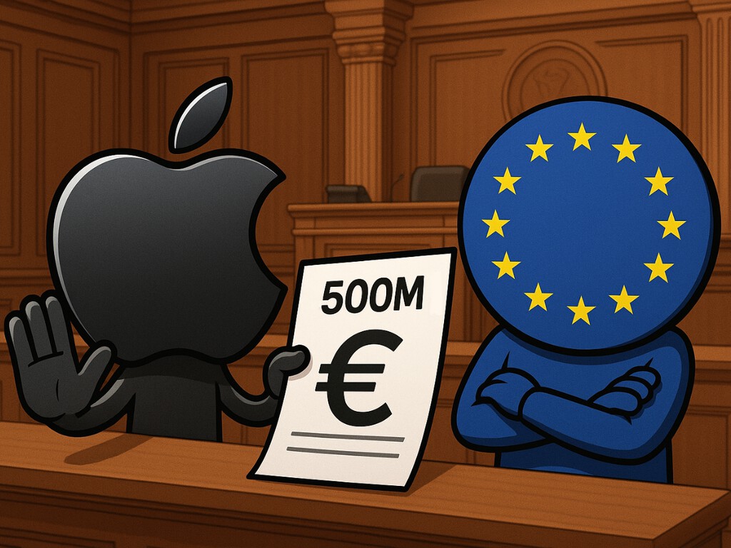 Apple se planta ante la UE: apela los 500 millones de euros de multa y denuncia que Bruselas quiere mandar en la App Store Apple se planta ante la UE: apela los 500 millones de euros de multa y denuncia que Bruselas quiere mandar en la App Store