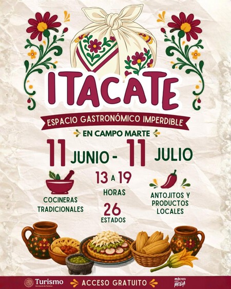 Antojitos, cocina mexicana y más: así será “Itacate”, el festival que reunirá lo mejor de nuestra gastronomía rumbo al Mundial 2026