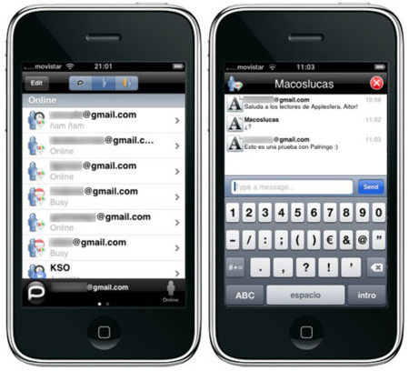 Palringo, cliente de mensajería multiprotocolo en tu iPhone