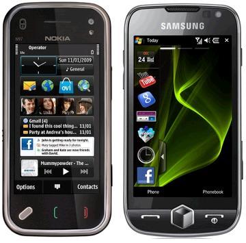 Nokia N97 mini y Samsung Omnia 2 con Movistar en diciembre