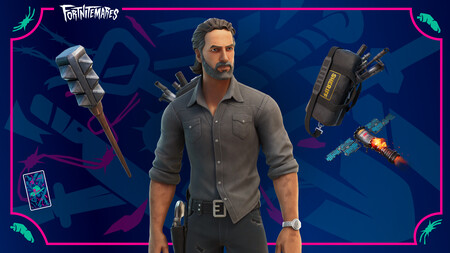Rick Grimes de The Walking Dead llega a Fortnite en su evento de Halloween junto con dos personajes más