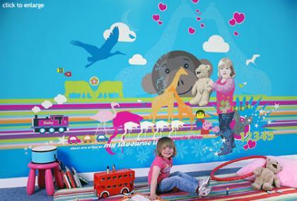 Murales personalizados para la habitación de los niños