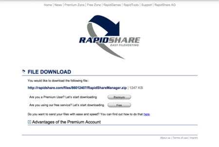 Rapidshare cambia de diseño y trae jugosas novedades