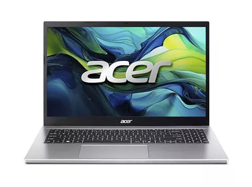 acer Aspire Go 15 AG15-42P-R6UP, Ordenador Portátil 15,6” Full HD (AMD Ryzen 5 5625U, 8GB RAM, 512GB SSD, AMD Radeon Graphics, Windows 11 Home) Color Plata, Teclado QWERTY Español