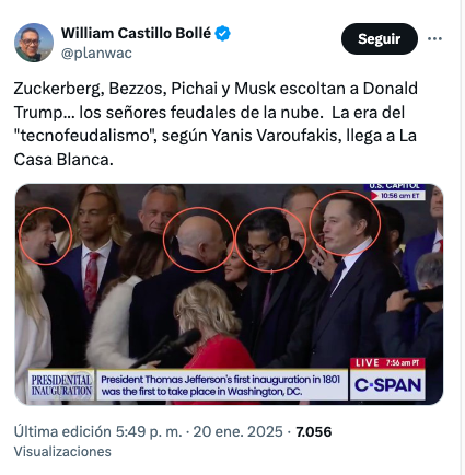 Poder Tecnologicas Donald Trump