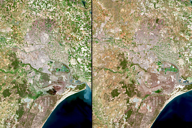 En 2023 Imagenes Satelitales Demostraron Que Donana Estaba Seco Tres Anos De Lluvia Despues Sigue En Alerta Roja