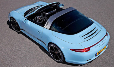 Porsche 911 Targa 4S Exclusive Edition: 15 unidades para Holanda en azul "Gulf"
